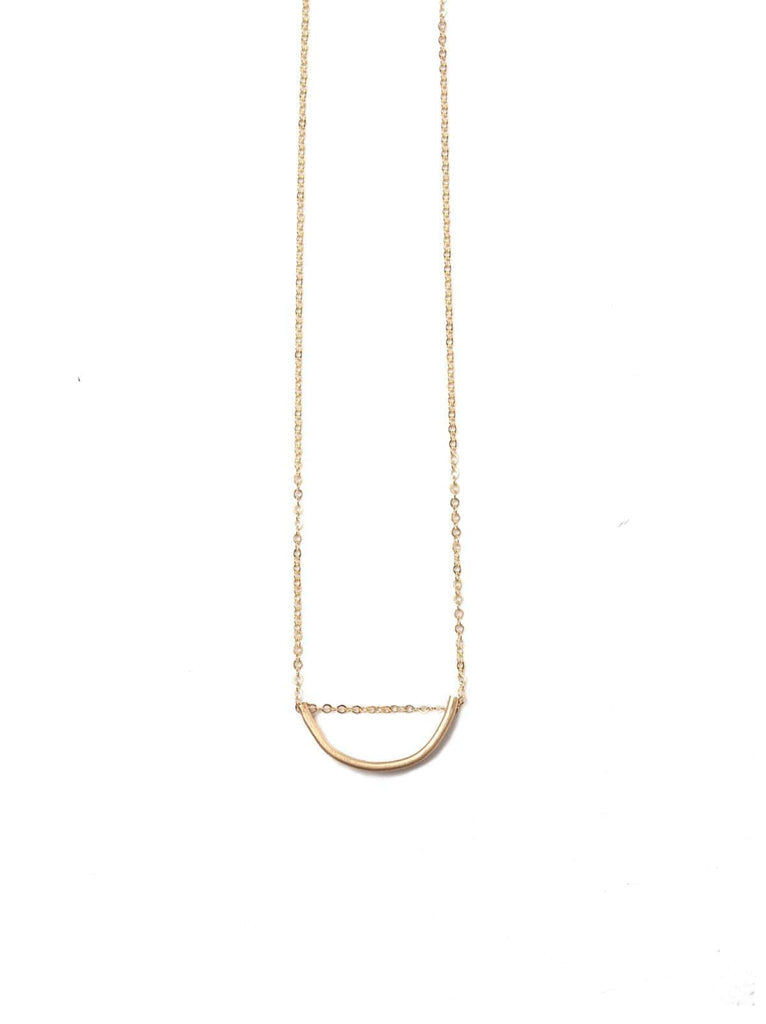 gold arch necklace