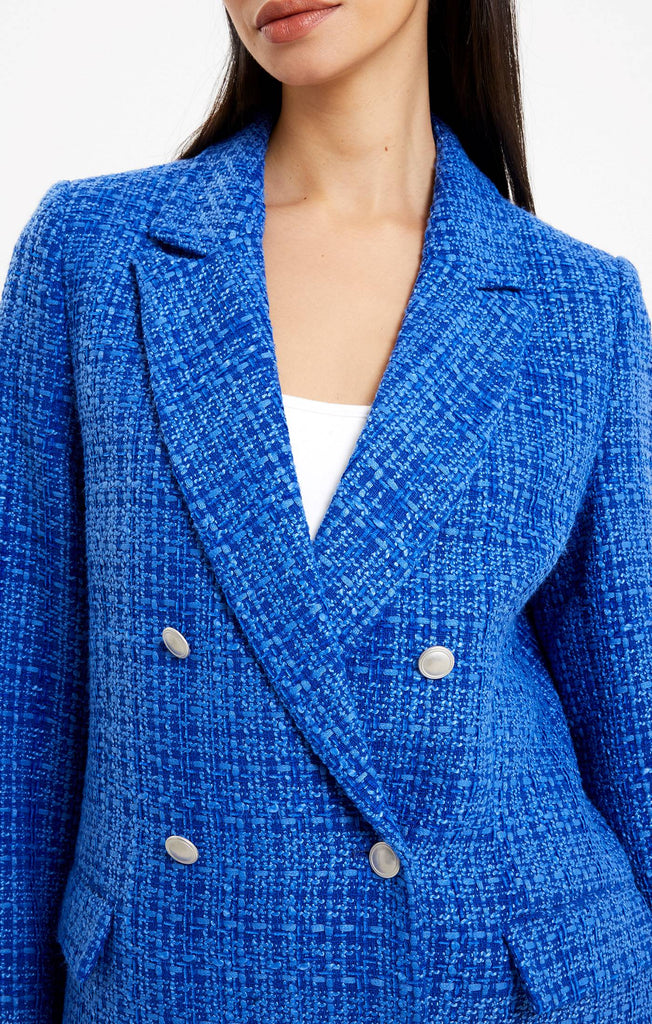 Blue Tweed Blazer