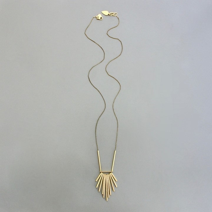 Brass Long Necklace