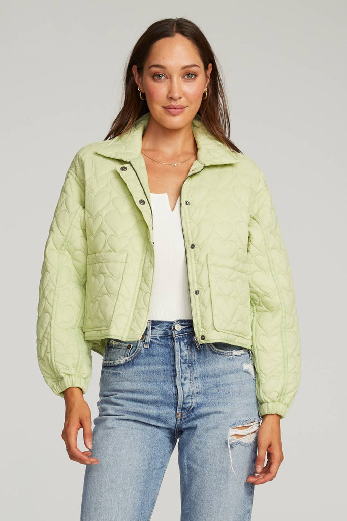 green spring jacket