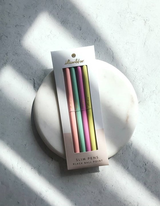 matte pastel pens
