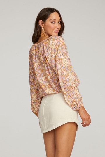 floral pattern shirt