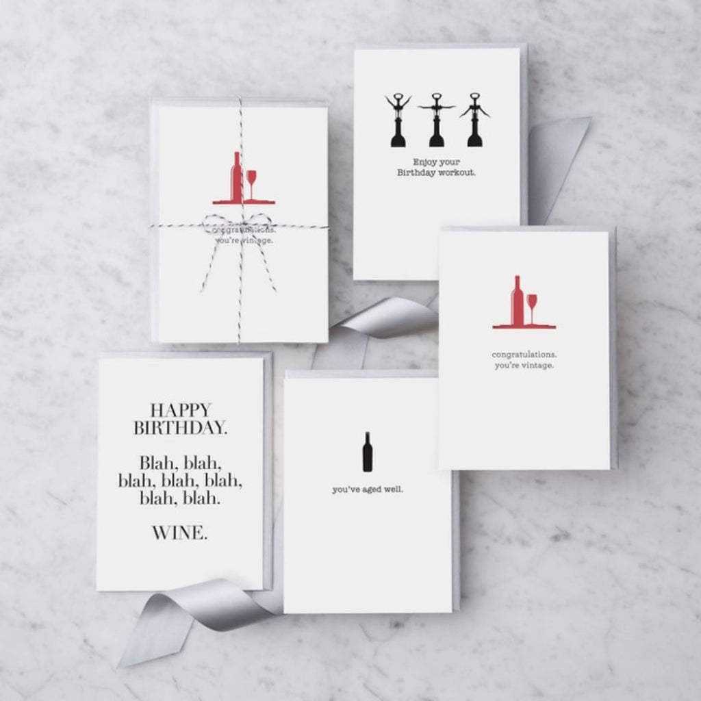 'Wine Enthusiast' Greeting Cards