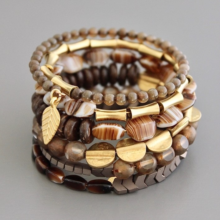 brown wrap bracelet